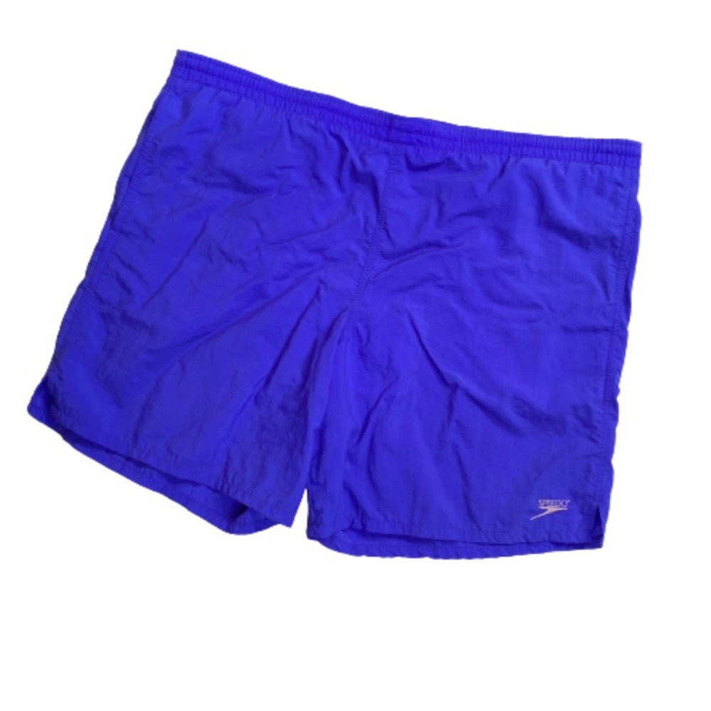 Speedo vintage purple swim trunks drawstring pocke